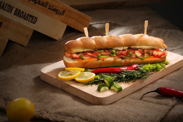 Chicken Fajita Cheesesteak Sandwich