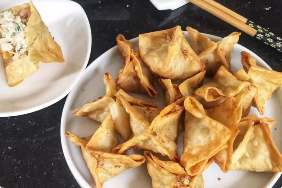 Crab and Cream Cheese Wontons