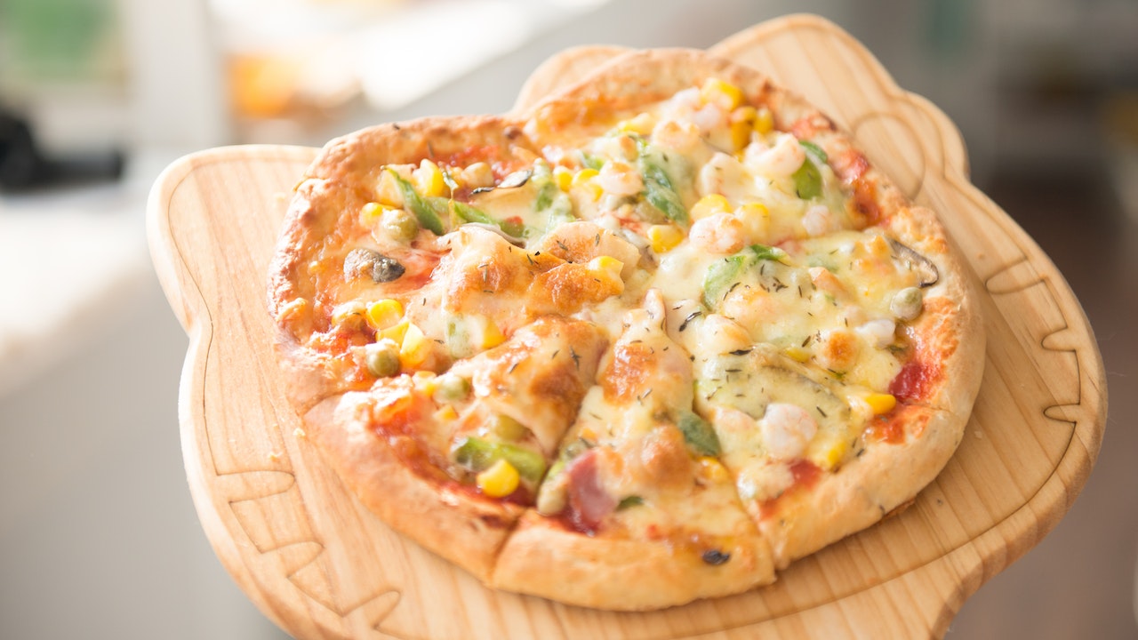 corn pizza