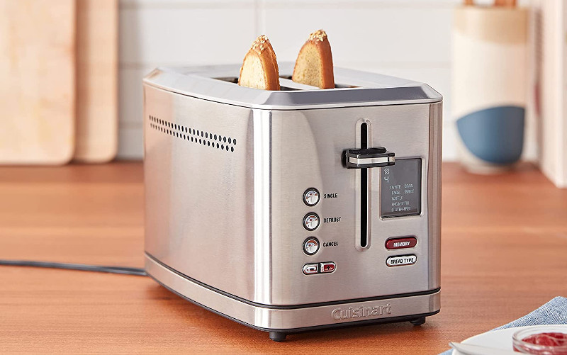 Cuisinart Stay 4-Slice Toaster, Stainless Steel, Toasters