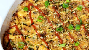 Salmon Sushi Bake