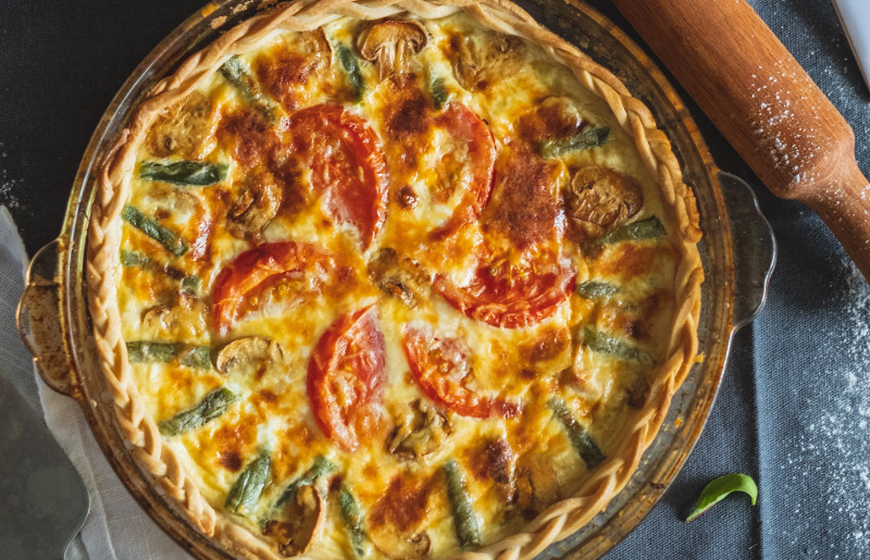 asparagus quiche