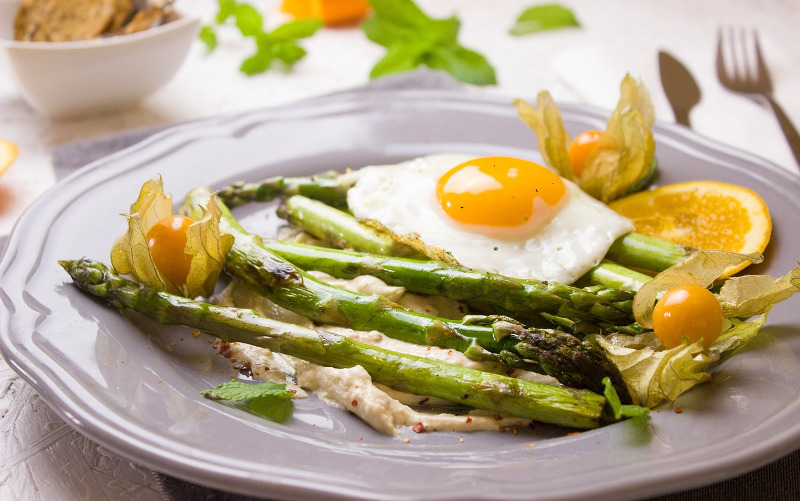 pan fried asparagus