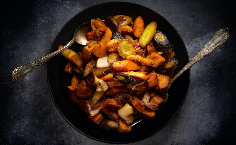 Roasted Potatoes and Carrots