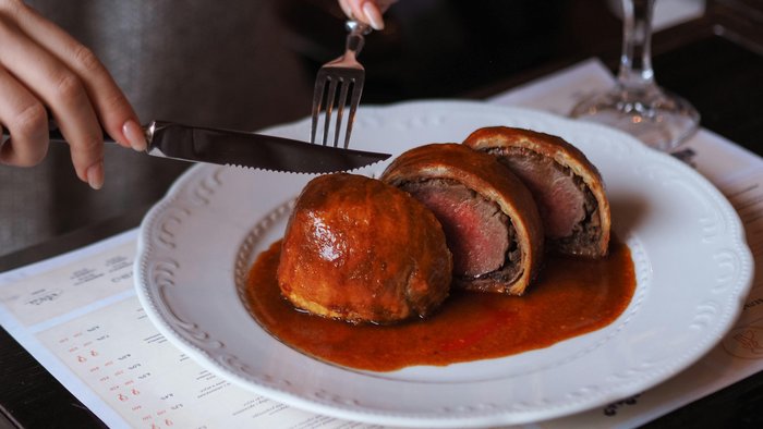 beef wellington no mushrooms